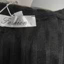 Halife Womens Knit Long Sleeve Fall Dresses Casual V Neck Tunic Sweater Dresses with Pockets (Large, Black)