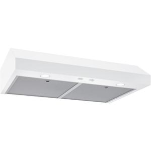 Broan-NuTone 30-Inch White Under Cabinet Range Hood Traditional Design w/Quiet Power at 350 CFM, 1.5 Sones for Powerful Kitchen Ventilation