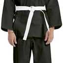 TopTie Karate Uniform with Belt, Karate Gi Student Uniform for Kids Martial Arts Training, Size 0000