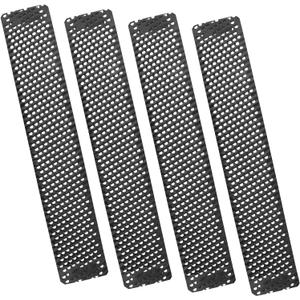 10-Inch Curved Flat Standard Cut Replacement Blade, 4 Pack Steel Shaver Cheesegrater Rasp for Surform Pocket Plane, Dent Repairs, Wood Fiberglass, Shaping Curved Surfaces Hand Plane Scraper (250mm)