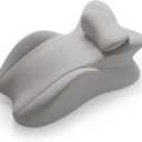 Memory Foam Wedge Pillow for Adults, Multi-Position Support Bed Pillow with Removable Cover for Sleeping Sitting Up Prone Reading Back & Knee Support Leg Elevation, Pink