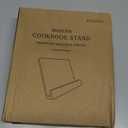 Beautiful Cookbook Stand for Your Kitchen Counter - Solid Wood Stand Easily Keeps Cook or Recipe Books Open for Convenient Cooking - Perfectly Fits Your iPad/Tablet and Enhances Any Kitchen Decor