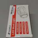 Led Camping Lantern Rechargeable, Camping Lights 1500lm, 8 Light Modes, Emergency Flashlights For Emergencies, Portable Light 12h Standby, Battery Powered Lantern For Power Outages, Hurricane, Hiking. (1PACK, Orange)