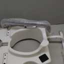 WeHwupe Raised Toilet Seat with Handles for Elderly - Toilet Seat Risers for Seniors with Adjustable Padded Arms - Elevated Toilet Safety Seat for Standard or Elongated Commode