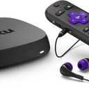 Roku Ultra | The Ultimate Streaming Device 4K/HDR/Dolby Vision/Atmos, Rechargeable Roku Voice Remote Pro, Ethernet Port, Hands-Free Controls, Lost Remote Finder, Free & Live TV