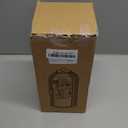 Makeup Brush Holder with Lid 360 Rotating Clear Dustproof Make Up Organizers for Vanity Bathroom Countertop, Transparent | with Lid, 360 Rotating, Dustproof