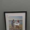 decorUhome 11x14 Picture Frame, Display Pictures 8x10 with Mat or 11x14 without Mat, Wall Mounting Photo Frame, Black, 1 Pack