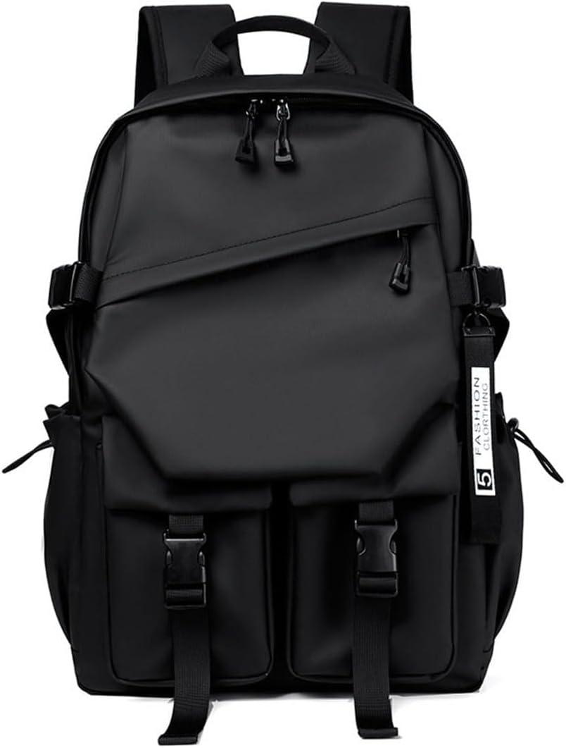 2 x GSAD Boys Backpack for School Kids Backpack Aesthetic Back Pack for Middle School Book Bag Students Boy Bookbags（Black）