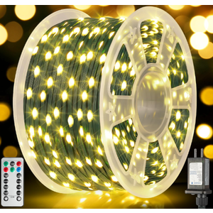 492FT Led Fairy String Lights with Remote, Warm White