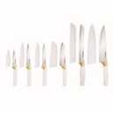Farberware® Cutlery Set White With Gold, 12 pc