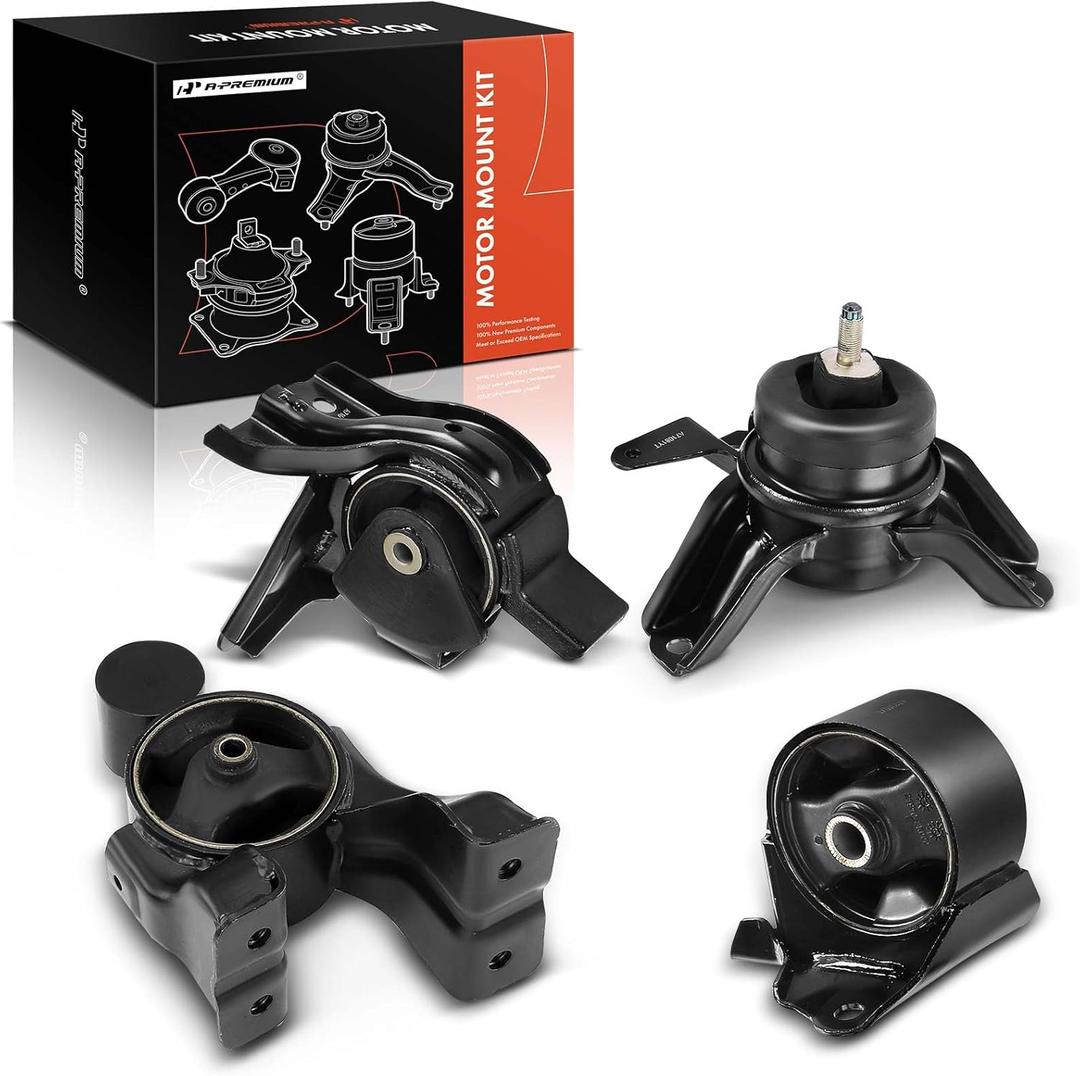 A-Premium 4PCS Engine Motor Mount and Transmission Mount Set Compatible with Hyundai Sonata GLS/GL 2011 2012, Sonata Limited/SE 2011-2014, 2.4L, Automatic Transmission, Gas, Without Sport Suspension
