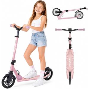 Scooter for Kids Ages 6-12, Foldable Kick Scooter with 8-Inch Wheels