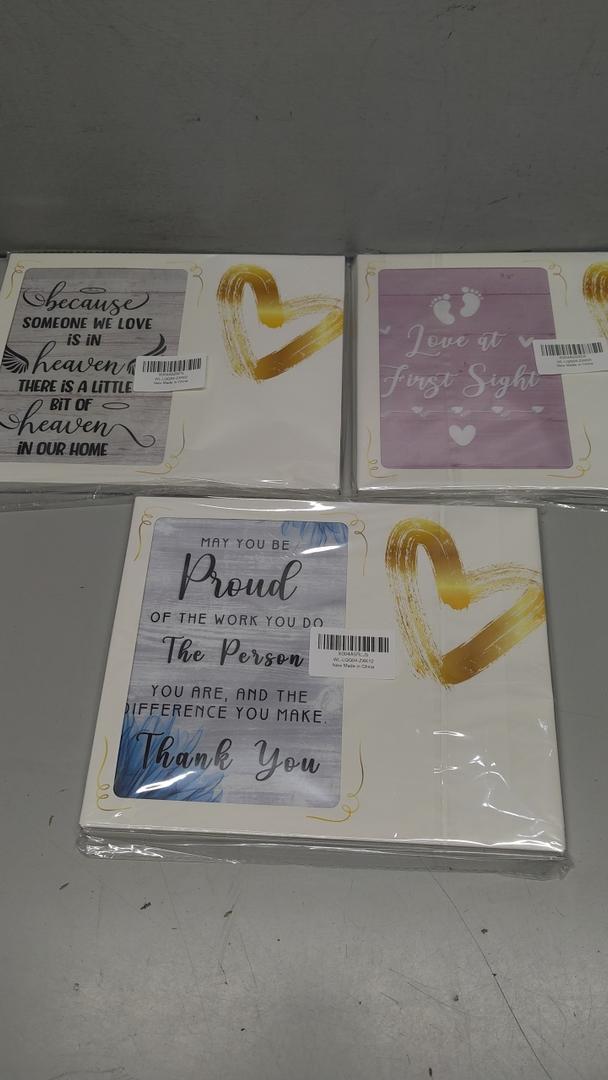 Set of 3 shupai Love at First Sight Picture Frame, Picture Frames 8x10 Inch, Ideal Pregnancy Gift, Newborn Pregnancy Remembrance Gift, Gifts for Baby Shower, First Time Mom Gifts Holds 4 x 6 Inch Photo-10