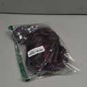 N NAYASA 24''Long Wavy Ponytail Extension, Burgundy Ombre Claw Clip Hair Piece, Long Curly Wavy Wine Red Ponytail Hair Extension Jaw Clip on Pony Tails Hairpiece for Women