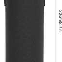 Water Bottle Holder with Strap, Water Bottle Carrier Bag Water Bottle Case Outdoor Sports Water Bottle Thermal Holder Bag Scald Proof Case Cover Sleeve with Strap (Black)