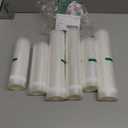 Bonsenkitchen Vacuum Sealer Rolls Bags, 6 Pack 3 Rolls 11" x 20' + 3 Rolls 8" x 20' Commercial Grade BPA Free Bag Rolls, Durable Customized Size Food Vac Bags for Storage and Sous Vide Cooking VB3211