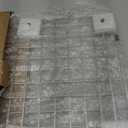 APPASO Stainless Steel Sink Protectors, 25-1/8" x 12-7/8", Center Drain Sink Bottom Grid, Sink Mats and Sink Racks for Bottom of Kitchen Sink