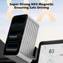 CloudValley Tesla Model 3/Y Phone Mount, Magnetic Car Metal Holder with Strong Magnet Power,Foldable & Extendable Hidden DesignTesla Screen Stand for 3/Y/S/X/Cybertruck, Designed for MagSafe iPhone