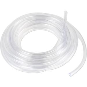 10 Feet - 1/4" ID x 3/8" OD Clear Vinyl Tubing, Translucent Plastic PVC Tubing Hose Pipe for Water Air Pump