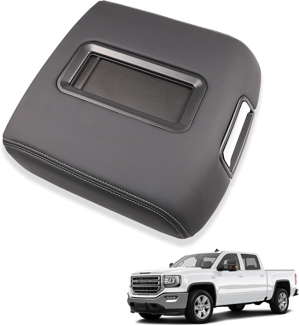 Center Console Armrest Lid Compatible with 14-20 Chevrolet GMC