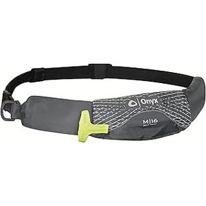 Onyx M-16 Manual Inflatable Belt Pack, U.S. Coast Guard Approved, Low Profile, Compact Design, Approved for Users 16 Years and Older; and Over 80 pounds