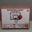 TEMI Indoor Basketball Hoop for Kids, Door Room Basketball Hoop,Mini Basketball Hoop with 4 Balls, Basketball Toys for 3 4 5 6 7 8 9 10 11 12 Year Old Boys