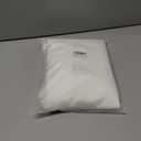 Aryeleay Ruffled Pillow Case Set, Pack of 2 Edge Ruffled Pillow Euro Shams 100% Polyester Bedding Pillow Covers with Envelope Closure (26x26 inches, White)