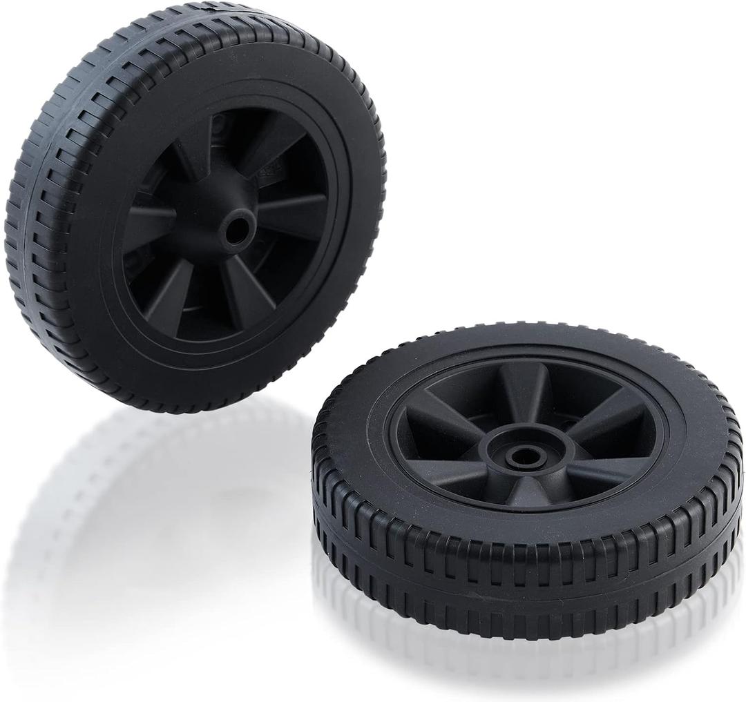 70-05-104 DGF493BNP DGF510SBP Wheels Grill Replacement Parts for Dyna Glo Grill Wheels DGH474CRP DGF510PBP-D DGH450CRP DGB515SDP-D DGF493PNP-D DGC313CNCP DGB463CNP Plastic Black BBQ 2 Pieces