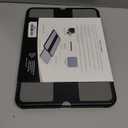 AboveTEK Portable Laptop Lap Desk w/Retractable Left/Right Mouse Pad Tray, Non-Slip Heat Shield Tablet Notebook Computer Stand Table w/Sturdy Stable Work Surface for Bed Sofa Couch or Travel