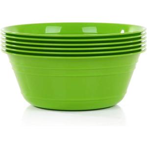 Mintra Home Snack Bowls (Small 6pk (600ml), Green)