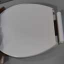 KOHLER 20111-0 Brevia, Slow Close Toilet Seat, Round Toilet Seat, Grip-Tight Bumpers Quick-Attach Hardware, White