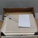 WLIVE 4 Drawers Dresser for Bedroom, Light Grey Fabric Clothes Storage Organizer Unit, Dresser for Hallway, Entryway, Closets, Sturdy Steel Frame, Wood Top (11.8"D x 15.69"W x 38.1"H)