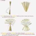 Kiwayo Baby Shower Decorations for Girl- Rose Gold Glitter Banner, Tissue Paper Poms, Round Dots Garland and Tassels Garland- Baby Girl Gender Reveal Birthday Party Decorations