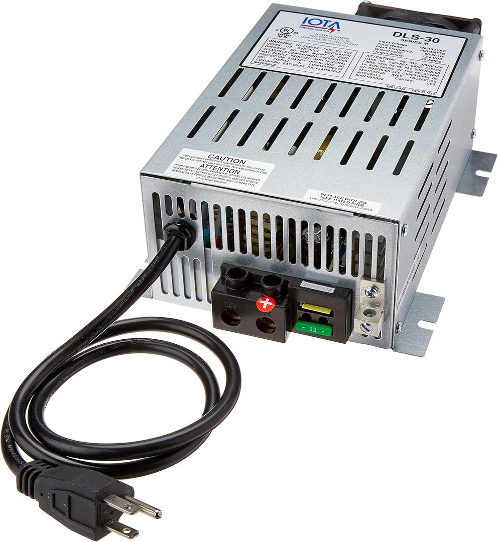 IOTA Engineering 318.1402 Converter and Charger, 55 - Amp , Black