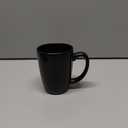 Durable 16 oz Ceramic Black Coffee Mug, Large Coffee Cup with Ergonomic Handle, Ideal Tea Mug for Home, Office, Gift, Dishwasher & Microwave Safe (coffee, Tea, Hot Cocoa, Latte Cup)