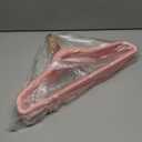 Premium Blush Pink Velvet Hangers (Pack of 50) Heavyduty - Non Slip - Copper/Rose Gold Hooks,Space Saving Clothes Hangers