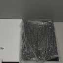 Serving Tray with Handles, 15.7 * 11.8 inches, Plastic Ottoman Tray with Exquisite Paintings, Trays for Coffee Table (Charm Blue)