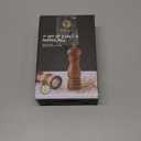 BILL.F Salt and Pepper Grinder Pepper Mill Grinder Pepper Grinders Salt Mill Set of 2 with Adjustable Ceramic Rotor 7 Inch (Acacia Original)