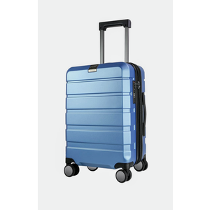 KROSER Hardside Expandable Carry On Luggage with Spinner Wheels & Built-in TSA Lock, Durable Suitcase Rolling Luggage with USB Port, Carry-On 20-Inch, Light Blue