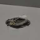 No Trespassing No Soliciting Signs for Home, Private Property 3 Pack 7x4 Inch Black Vinyl Stickers Outdoor, Soslina Waterproof Weatherproof Security Warning Signs for Fence Gate Door Yard