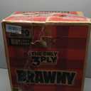 Brawny Tear-A-Square 3-Ply Paper Towels, 12 XL Family Rolls = 30 Regular Rolls, Strong, Absorbent, and Durable with 3 Sheet Sizes (Quarter, Half, Full)