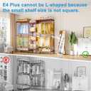 E4 Plus Heavy Duty Clothes Rack, Bronze Metal Closet Storage System