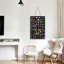Collector Pin Board,Pin Collections Storage Holder,Enamel Pin Hanging Display Board,Pin Board For Pins Collection,Pin Holder Display For Wall,Enamel Pin Organizer Display Case(96 Slots,Black+Black)