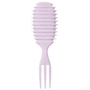 27x7.9x4.2cm Air Cushion Hair Brush, Curly Hair Styling Comb, Detangling Hair Brush, Scalp Massage Hair Comb, Ergonomic Hair Brush for Travel, Lightweight Hair Styling Comb, Gentle Hair Detangler (Violet)