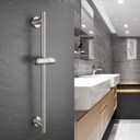 KES Shower Slide Bar for Bathroom with Adjustable Handheld Shower Holder Wall Mount, Brushed SUS 304 Stainless Steel, F204-2