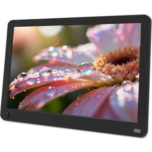10" Digital Picture Frame with Motion Sensor | 1920x1080 IPS Display | Show Photos & Videos via SD Card/USB, No Wi-Fi Needed | Perfect Easy Gift for Grandparents & Family