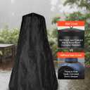 VEVOR Chiminea, 22 Inch Outdoor Wood Burning Firepit, Iron Spherical Fireplace for BBQ & Warming, Wooden Fire Pit with Grill Mesh, Chimney Coat & Rustproof Chiminea Lid, for Patio, Garden, Backyard