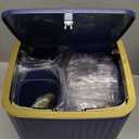 Bathroom Accessories Set - Gorgeous Bathroom Set, 10PC Navy Blue Bathroom Accessory Set, Toilet Brush, Trash Can, Qtip Holder Dispenser & Soap Dispenser