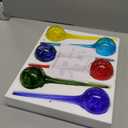 Plant Watering Globes Set of 6 – Large Glass Self-Watering Bulbs (up to 5 Days of Watering) for Indoor & Outdoor Plants – Multicolor