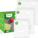 Syntus Vacuum Sealer Bags for Food, 60 Pcs (S+M+L) 8" x 10" and 10" x 13.8" and 11.8" x 13.8" Food Storage Bags for Sous Vide Cooking Microwave Heating, Air Valve Zipper Bags